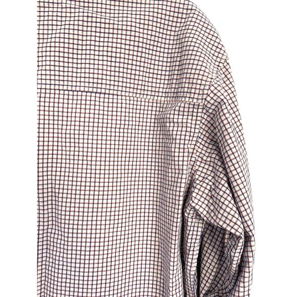 Columbia Sport Button Down L Shirt Mens Plaid Check Long Sleeve Business Casual - Picture 5 of 9